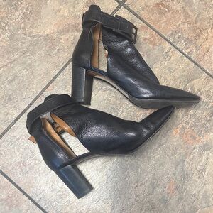 Aquatalia Black Heeled Boots for Women